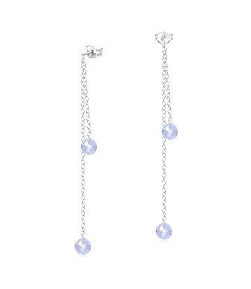 Dangling Chain Silver Earring STC-2217